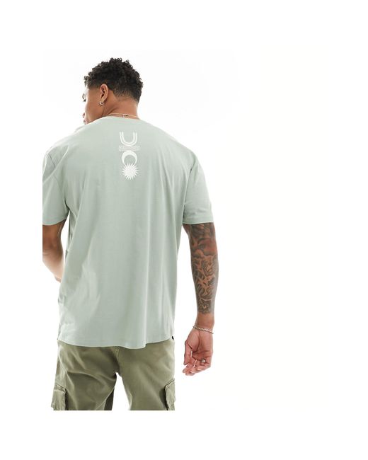 ASOS Green Relaxed T-shirt for men