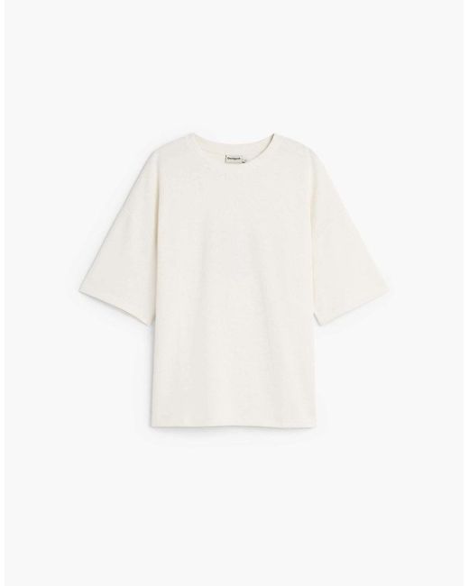 Desigual White Short Sleeve Knit T-Shirt
