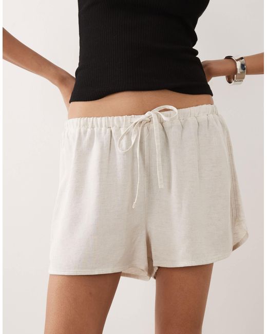 Mini-short ASOS en coloris Natural