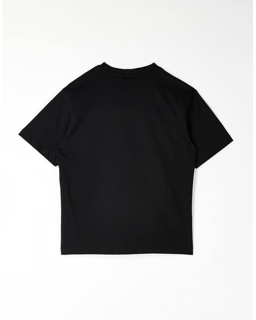 Camiseta Negra De Corte Slim Con Estampado Gráfico De Collusion de hombre de color Black