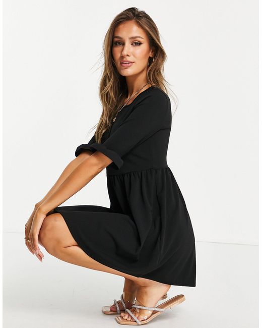 I Saw It First Frill Sleeve Smock Dress 