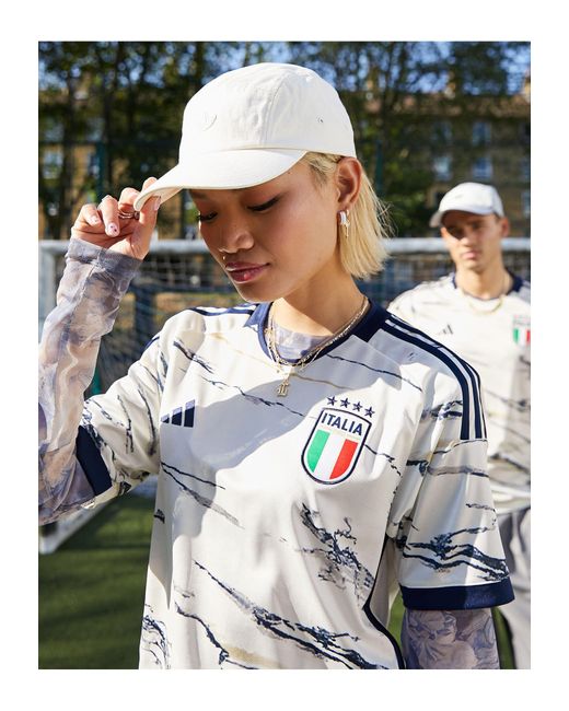 Adidas - football italy - maglia away bianca da Uomo di adidas Originals in  Verde | Lyst