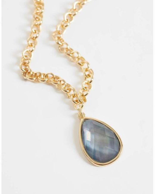 Collana Con Pendente di Accessorize in White