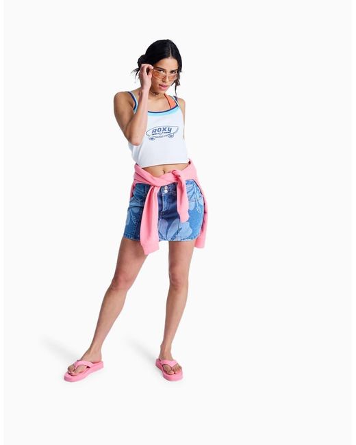 Roxy White Never Too Late Vest Top