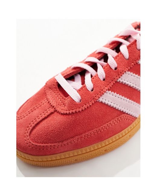 basket adidas rouge