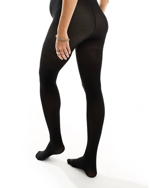 Pack De 2 Medias Negras Premamá De 200 Deniers De Mamalicious Mama.licious de color Black