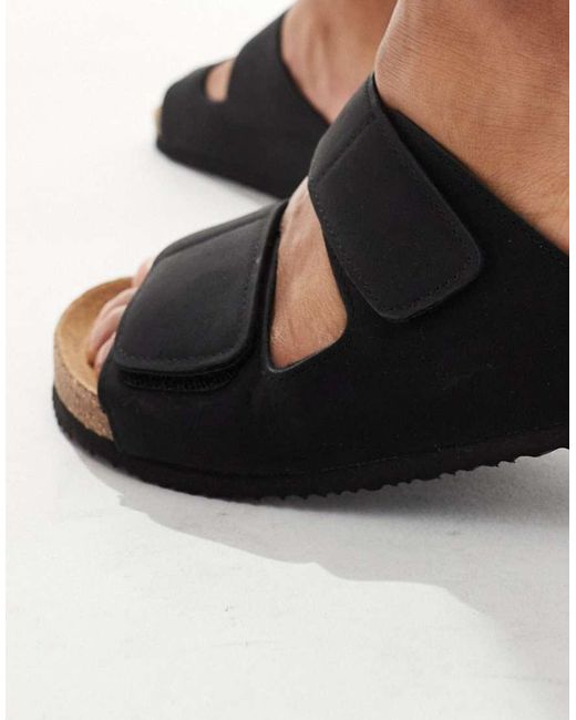 Jack & Jones Black Strap Sandal for men