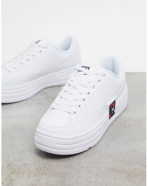 fila platform tennis shoes