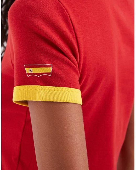 Levi's Red Espana Mini Ringer T-Shirt