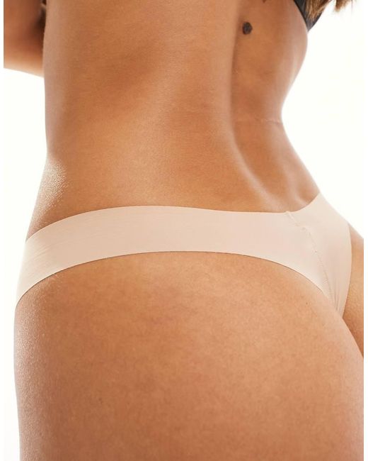 Calvin Klein Brown Invisibles Micro Thong
