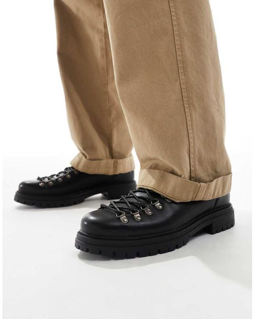 Scarpe Stringate Nere di ASOS in Black da Uomo