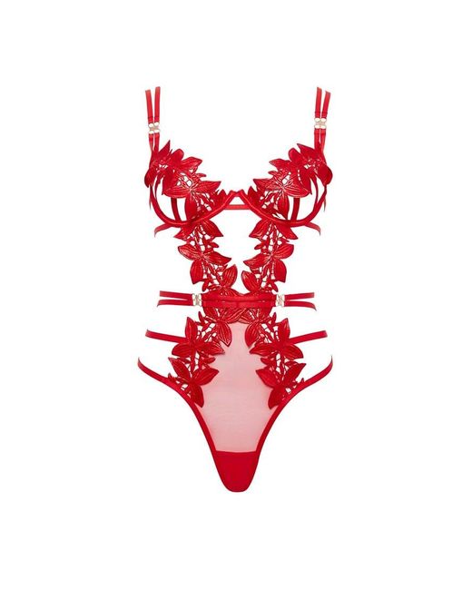 Bluebella Ophelia Emboidered Open Wired Sexy Bodysuit