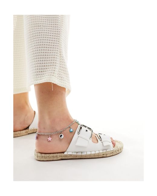 ASOS White – jada – espadrilles-sandalen