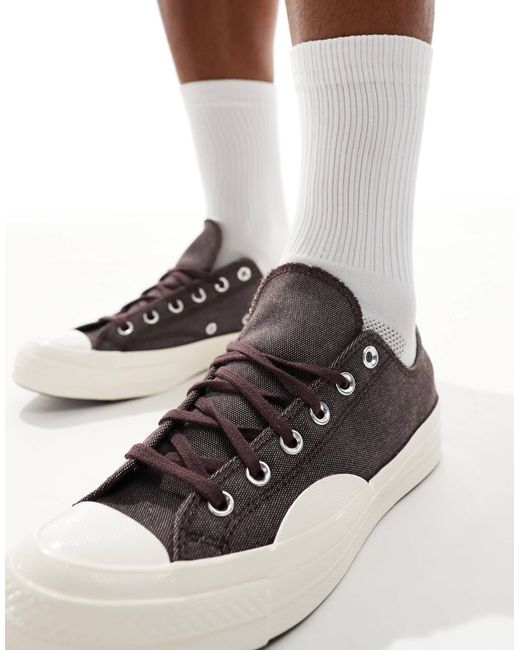 Chuck 70 ox - baskets Converse pour homme en coloris White