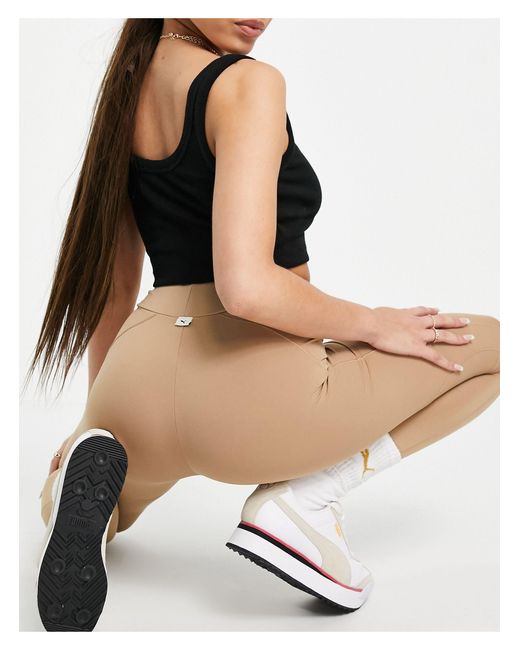 PUMA Infuse leggings in Brown (Natural 