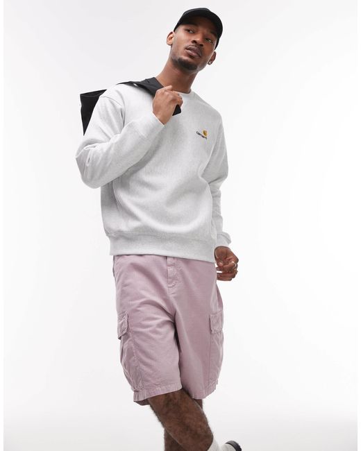 Alan - short cargo Carhartt pour homme en coloris White