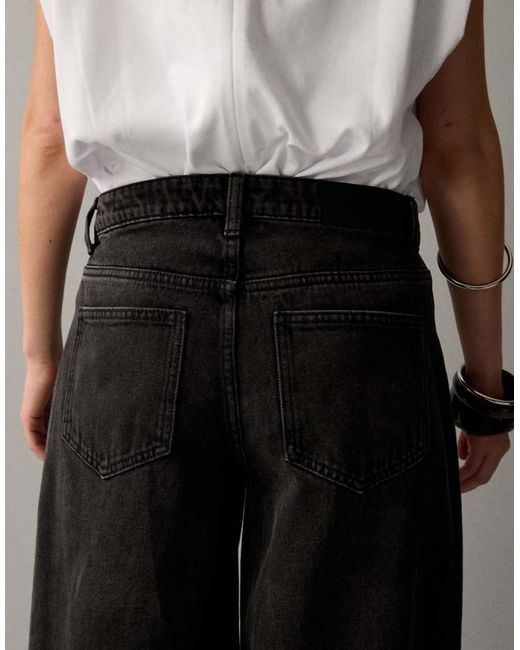 Noisy May Black Low Rise Wide Leg Jeans
