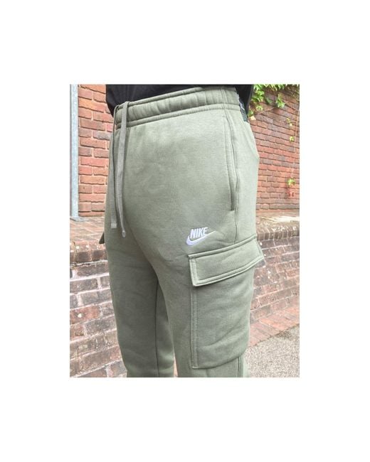 nike tall club cuffed jogger in grey