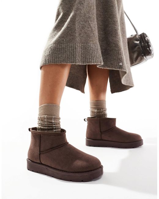 SEQWL Brown – gemütliche ankle-boots