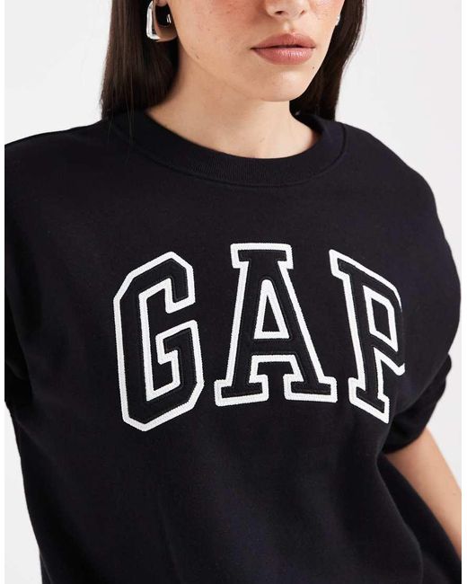 Gap Black Heritage Logo Sweatshirt