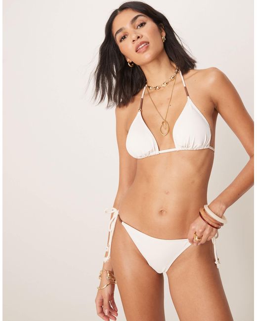 Stradivarius Natural – bikinihose