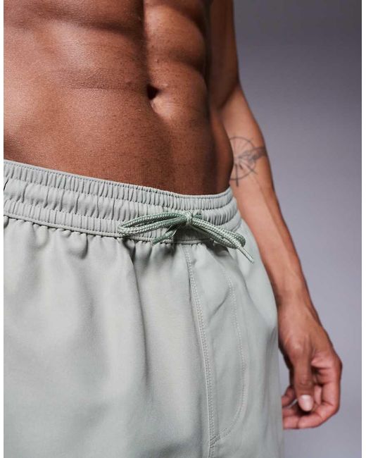 ASOS Gray Swim Shorts for men