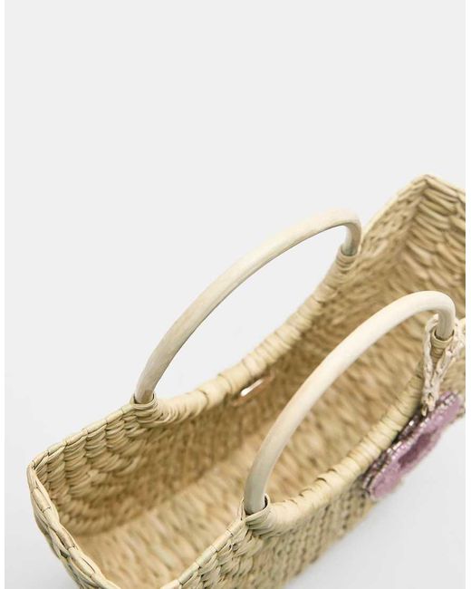 Borsa A Cesto di Pull&Bear in White
