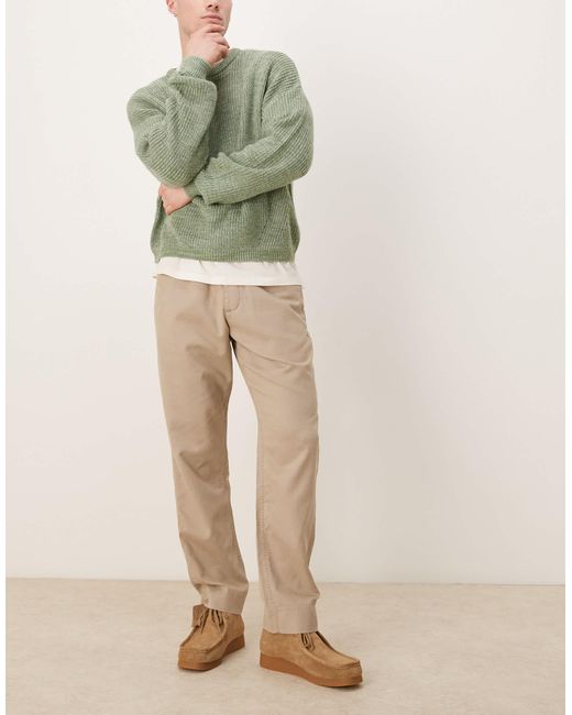 Abercrombie & Fitch – weite hose in Natural für Herren