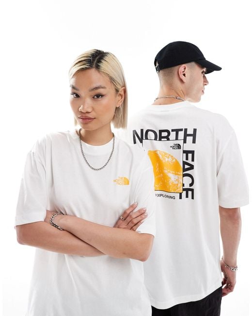 The North Face White Half Dome Photo Backprint Oversized T-shirt