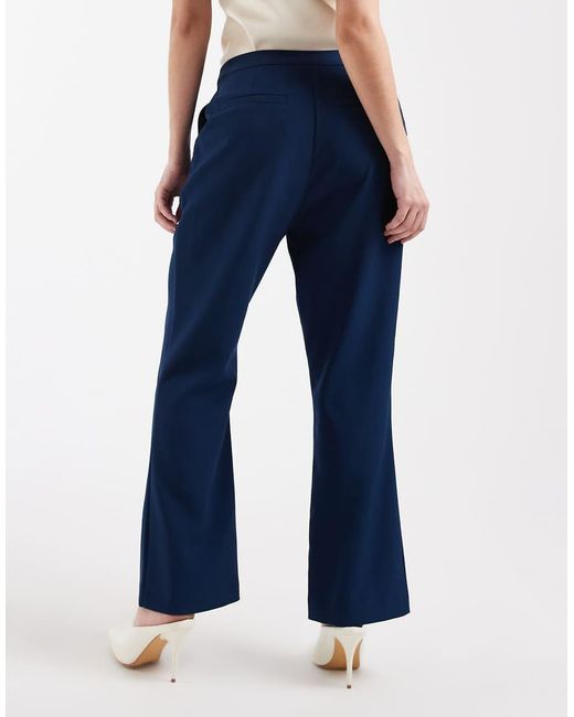 ASOS Blue Tailored Kick Flare Pants