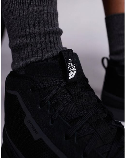 Clyffe - baskets mi-hautes isolantes et imperméables - tnf The North Face en coloris Blue