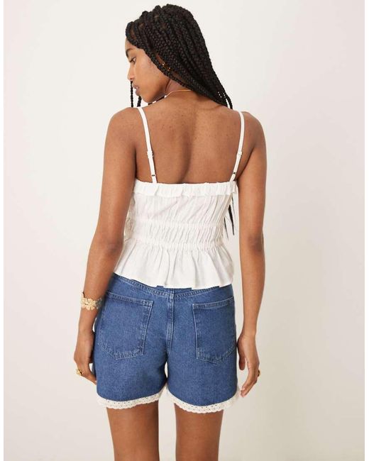 Nobody's Child White Polly Cami Top