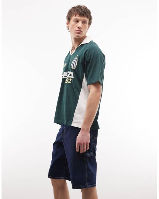 Dickies Blue 1993 11" Carpenter Jean Shorts for men
