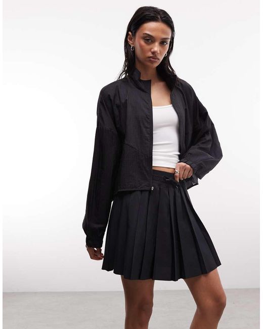 Nike Black Pleated Mini Skirt