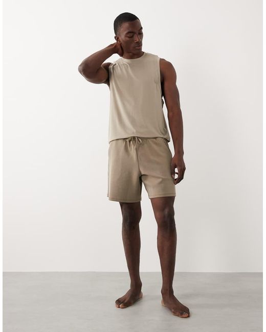 4505 Natural Yoga Ultra Soft Modal Blend Training Shorts With Zipper Pockets for men