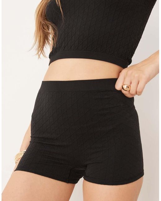 Calvin Klein Black Seamless Booty Shorts