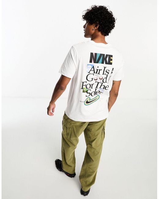 Nike White Air Is Good For The Sole Back Print T-shirt for men