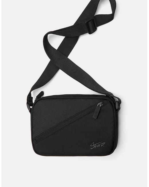 Pull&Bear – stwd – umhängetasche in Black für Herren