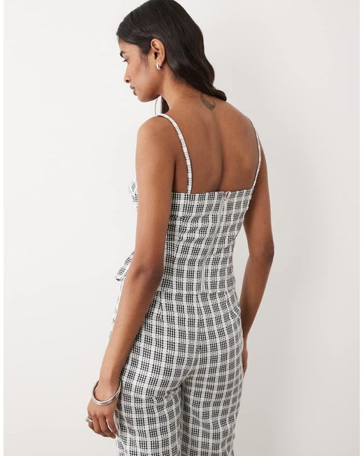 Miss Selfridge Gray Tailored Cami Co-Ord