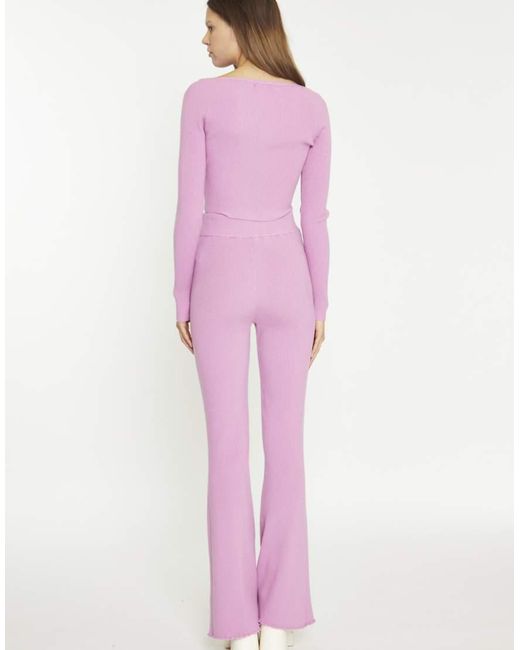 Glamorous Pink V Neck Cardigans