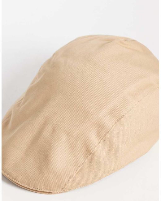 ASOS Natural Flat Cap