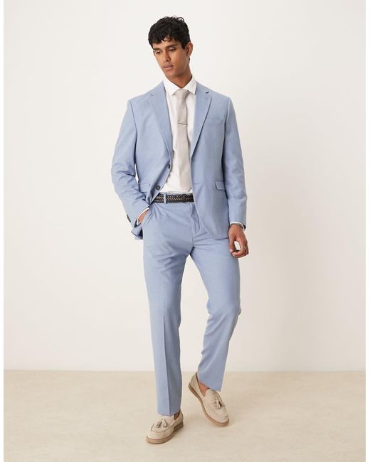 Americana De Corte Estándar Liam De SELECTED de hombre de color Blue