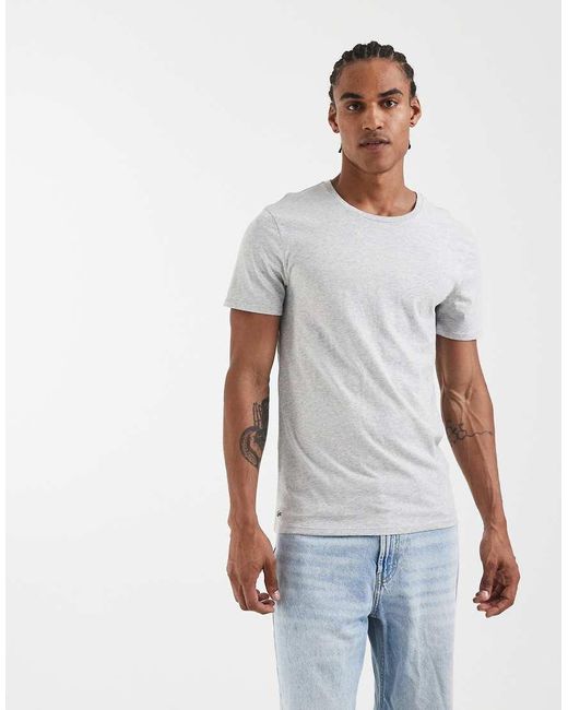 Lacoste Black 3 Pack Loungewear T-shirt for men