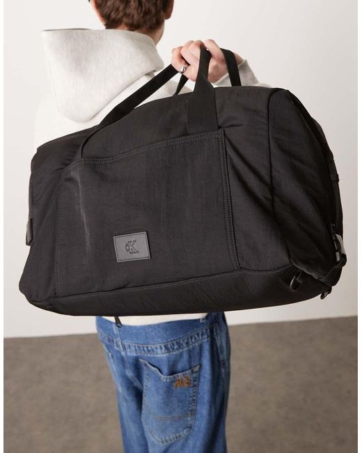 Calvin Klein Grote Weekendtas Van Nylon in het Blue voor heren