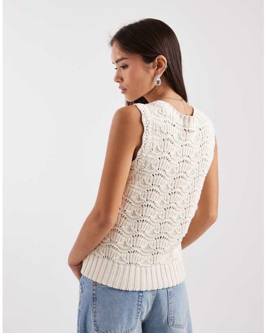 Levi's Gray Hope Crochet Vest