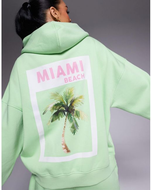 Kaiia Green – oversize-kapuzenpullover