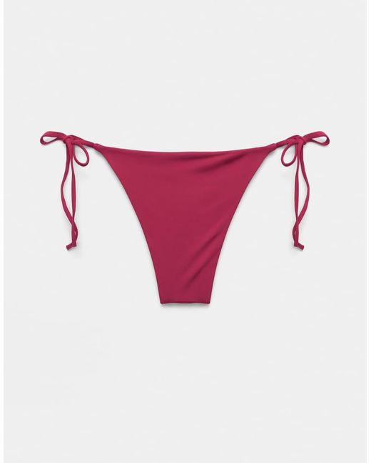 Pull&Bear Red Bikini Bottoms