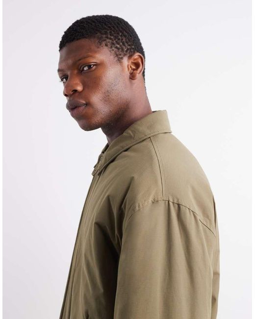 ASOS Green Harrington Jacket for men