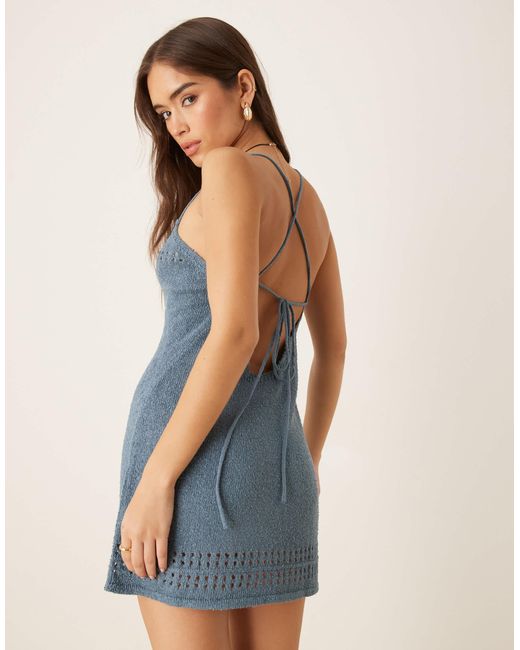 ASOS Blue – demi – minikleid