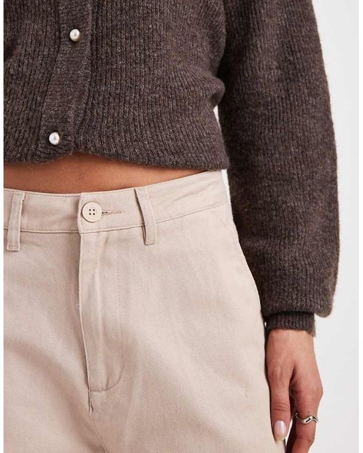 Santa Cruz Natural Nolan Loose Fit Wide Leg Chino Trousers